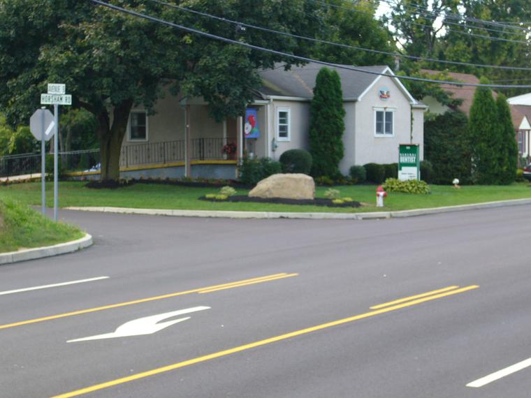 View from Dresher Road
